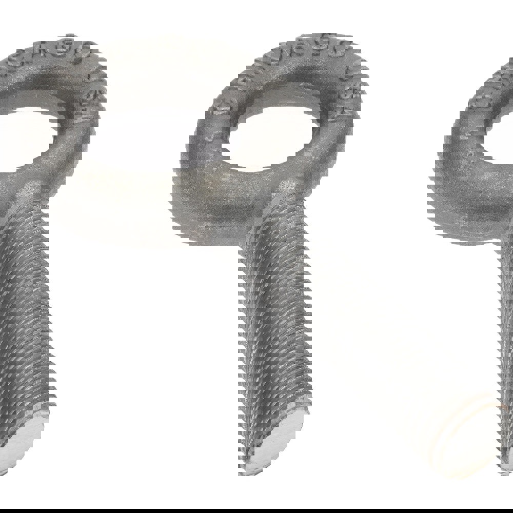 Fixed Lifting Eye Bolt: Without Shoulder, 9,000 lb Capacity, 1-8 Thread, Grade C-1035 Forged Steel